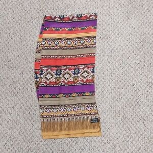 Vintage Specialty House Colorful Patterned Oblong Scarf